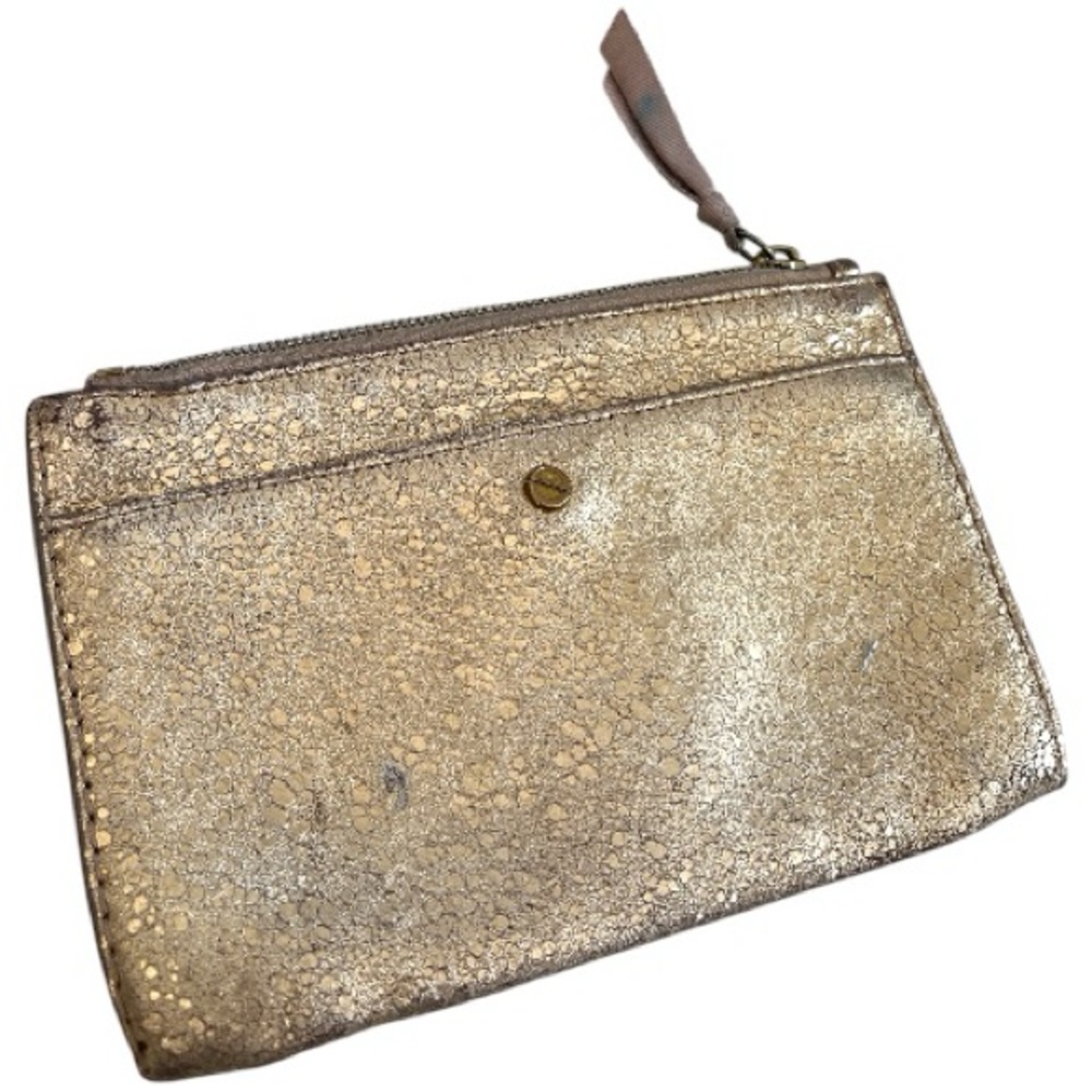 J. Crew Elegant Gold Women's Clutch Pouch